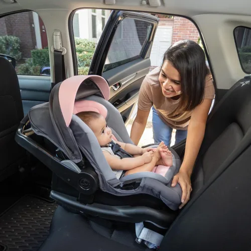 Miniatura 13 de Baby Trend Asiento de coche infantil Secure-Lift, color rosa Madrid Madrid Rosa