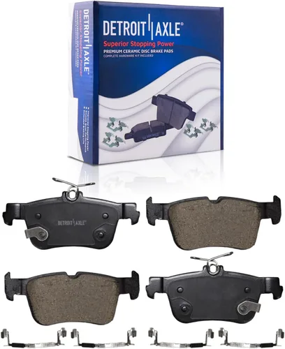Miniatura 18 de Detroit Axle - Kit de freno trasero para Chevy GMC Silverado Sierra Suburban 1500 Yukon Tahoe Avalanche Cadillac Escalade Pinza de freno de disco