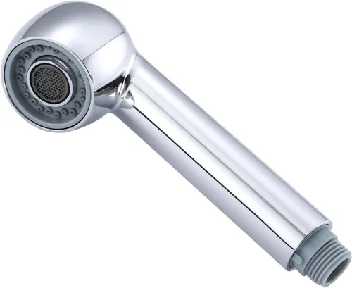 Reemplazo de cabezal de grifo extraíble para fregadero de cocina, 2 funciones, cabezal rociador extraíble cromado, (chapado)