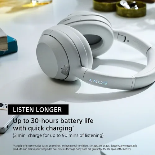Miniatura 8 de Sony ULT WEAR - Auriculares Bluetooth Over-Ear con cancelación de ruido con Alexa integrado, diseño cómodo, batería de 30 horas, graves masivos