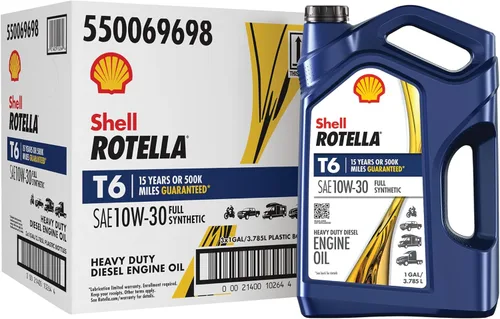 Miniatura 13 de Aceite de motor Shell Rotella T6 totalmente sintético 5W-40, 1 galón (paquete de 3)