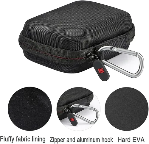 Miniatura 3 de RAIACE Estuche de transporte duro para juegos de cartas, bolsa de almacenamiento protectora. (No incluye tarjetas) - Negro