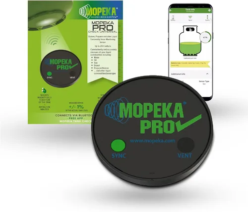 Miniatura 2 de Paquete Universal Mopeka Pro Check – Sensor Universal Pro Check y Tank Halo – Sensor Inalámbrico de Medidor de Tanque de Propano – Accesorios
