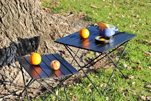 Miniatura 4 de Nice C Mesa de campamento, mesa de campamento, mesa plegable, mesa de playa, plegable plegable, de aluminio, ultraligera, compacta con bolsa