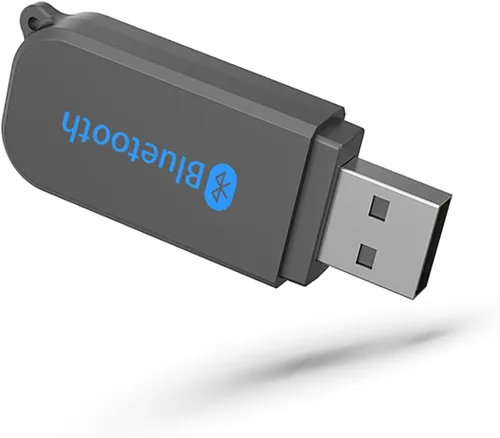 Receptor Bluetooth USB, adaptador de audio inalámbrico Bluetooth 5.3 de 0.138 in, kit de música para el hogar, sistema de sonido estéreo del