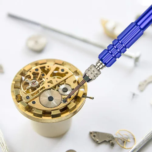 Miniatura 5 de Zistel Kit de herramientas de repuesto de batería de reloj 6 en 1, herramienta removedor de espalda de reloj para varios tipos de reloj