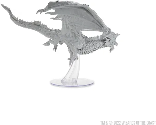 Miniatura 6 de Las maravillosas miniaturas de D&D Nolzur: Dragón plateado adulto