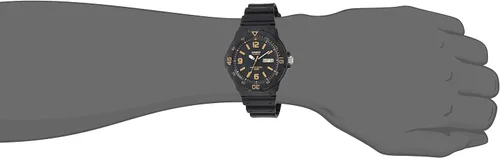 Miniatura 2 de Casio Reloj casual clásico de resina de cuarzo para hombre color negro modelo MRW-200H-1B3VCF