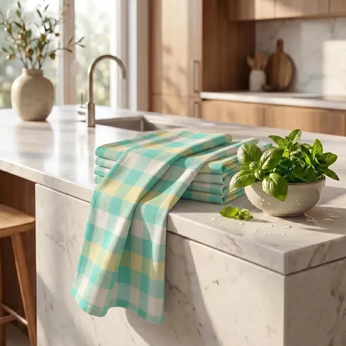 Miniatura 272 de Urban Villa Toallas de cocina 100% algodón para cocina (juego de 6) 20"x30" toallas de cocina altamente absorbentes, juego de ropa de cocina