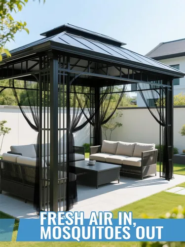 Miniatura 6 de ANPHSIN Mosquitera casi invisible de 65 x 10 pies para patio, pantalla de malla para jardín, porche, balcón, protege la piel y las plantas de Negro
