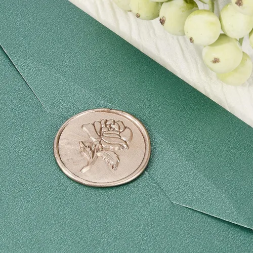 Miniatura 3 de 20 mini pistolas de pegamento de cera de sellado, palitos de cera de sellado, ideales para invitaciones de boda, cartas, sobres, tarjetas y Champán