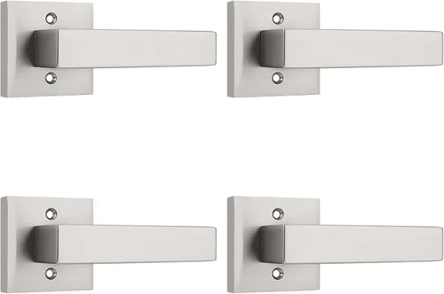 Miniatura 49 de KNOBWELL - Juego de cerradura con 1 picaporte resistente para puertas de una cara, ideal para puertas interiores reversibles, 0.93 libras