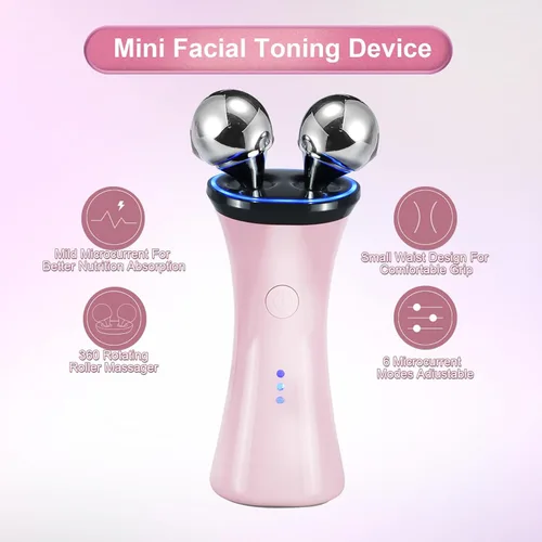 Miniatura 2 de Dispositivo facial de microcorriente, masajeador facial eléctrico, dispositivo facial de microcorriente para cara y cuello, el mejor regalo
