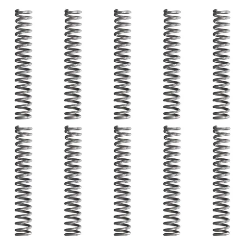 Miniatura 39 de MroMax 20Pcs Compressed Spring, 0.04" Wire Dia, 0.31" OD, 1.57" Free Length, Gray Black Spring Steel Extended Coil Compression Spring