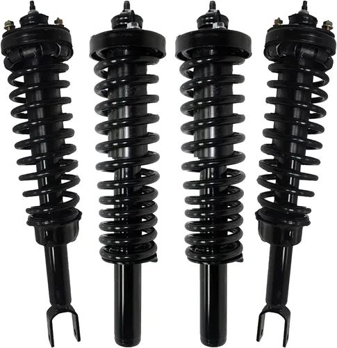 Miniatura 23 de Detroit Axle - 4 piezas de soportes para Toyota 2004 2005 2006 2007 2008 2009 Prius, soportes delanteros y traseros con resortes helicoidales