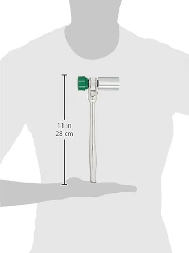 Miniatura 3 de Wright Tool #4482 - Llave de andamio con mango de contorno de cabeza de pera, cabeza de martillo de cara suave, pata única, color plateado Enchufe