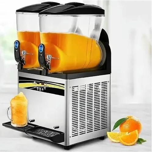 Máquina comercial de batidos, Máquina de batido de 2 jarras para el hogar, Dispensador de bebidas dobles Máquina de bebidas frías de jugo frío,