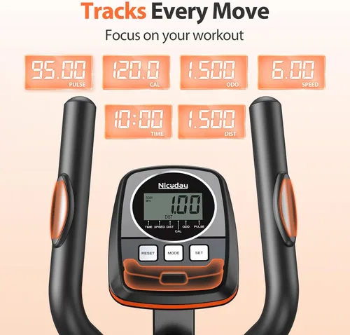 Miniatura 6 de Niceday Elliptical Exercise Machine, Elliptcal Machine for Home, 15.5IN&16IN&20IN Stride Elliptical Machine, 500LBS Loading Capacity, Elliptcal 15.5