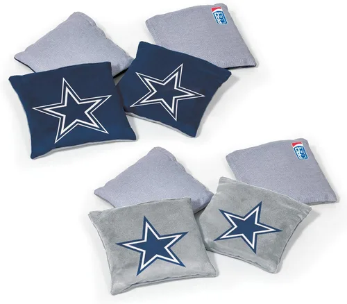Miniatura 22 de Wild Sports - Bolsas de frijoles de doble cara de fútbol americano profesional de la NFL, 8 unidades, bolsas de lanzamiento de primera calidad