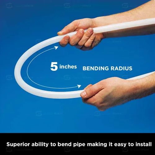 Miniatura 6 de Pex-A Tubing 1/2 pulgada x 100 pies, tubo de agua flexible de barrera de oxígeno para calefacción de suelo radiante hidrónico, bobina PEX
