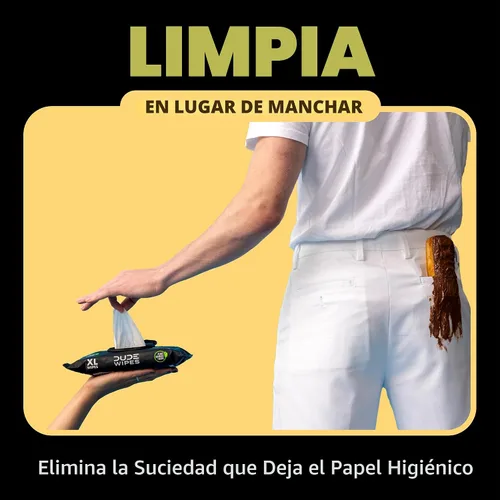 Miniatura 7 de DUDE Toallitas – Toallitas desechables – Paquete de 6, 288 unidades – Manteca de karité suave – Extra Grande – Vitamina E y Aloe – Seguro