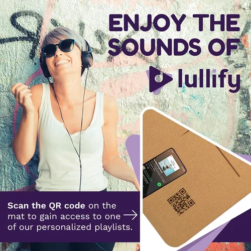 Miniatura 4 de Lullify Esterilla de yoga de corcho premium Antideslizante y construida para durar a través de clases de yoga caliente o ejercicio Biodegradable