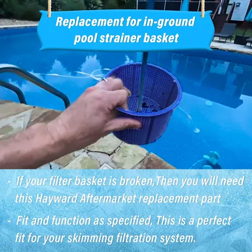 Miniatura 5 de ChangTa Cesta de repuesto para desnatadora de piscina, para Hayward SPX1082CA y Aladdin B-152 modelos de skimmer SP1082 SP1083 SP1084 1085 1086