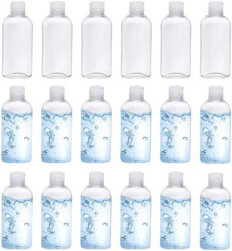 Miniatura 9 de GIMS Paquete de 5 botellas de viaje de 3.4 oz con tapa abatible, aprobadas por la TSA, contenedores a prueba de fugas y bolsa de aseo transparente