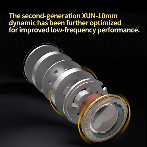 Miniatura 3 de KZ Krila - Audífonos híbridos sintonizables de 4 niveles, KZ HiFi BA DD con graves pesados, auriculares inalámbricos desmontables