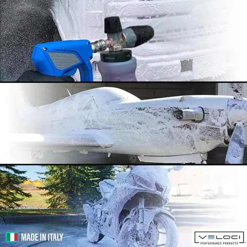 Miniatura 5 de MTM Hydro Cañón de espuma PF22 con botella de boca ancha para lavadora a presión, grado comercial