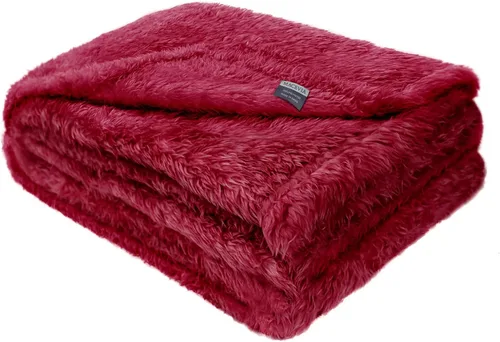 Miniatura 12 de MACEVIA Manta de forro polar para perro, cálida y suave para mascotas para cachorros, perros y gatos pequeños, medianos y grandes, mantas de felpa