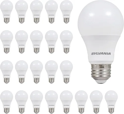 Miniatura 2 de Sylvania Bombilla LED, equivalente a 100 W A19, eficiente 14 W, base media, acabado esmerilado, 1500 lúmenes, blanco suave, paquete de 24 (41299)