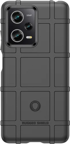 Miniatura 8 de Funda delgada para Xiaomi Poco X5 Pro, funda para Redmi Note 12 Pro 5G, resistente funda protectora con grado militar a prueba de golpes y Negro