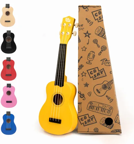 Miniatura 6 de Ukelele soprano 21"/53cm para niños, principiantes y estudiantes (negro)