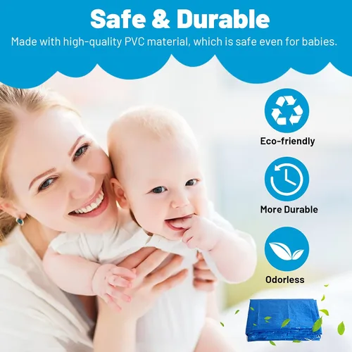 Miniatura 7 de sportuli Cubierta solar redonda para piscina, duradera a prueba de polvo y lluvia para piscinas inflables familiares (8 pies)