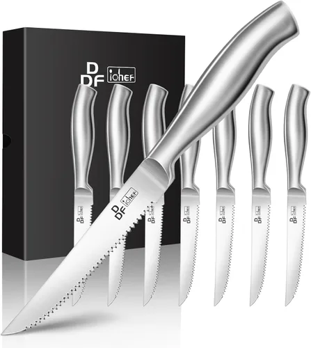 Miniatura 9 de DDF iohEF - Juego de cuchillos de cocina, 4 piezas de cuchillos profesionales ultra afilados, juego de cuchillos de chef de acero inoxidable de alto