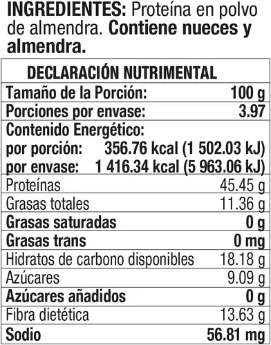 Miniatura 4 de Bob's Red Mill Proteína de Almendra sin Gluten en Polvo 14 oz (Paquete de 1)