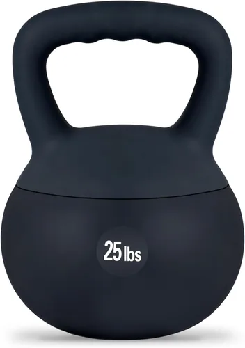 Miniatura 24 de Pesas rusas suaves (5-30 libras), relleno de arena de hierro para gimnasio en casa, entrenamiento de fuerza y fitness, diseño a prueba de golpes