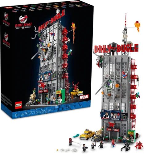 LEGO Marvel Spider-Man Daily Bugle 76178 - Kit de construcción, juego coleccionable diseñado pensado para los fanáticos de Marvel adultos (3,772