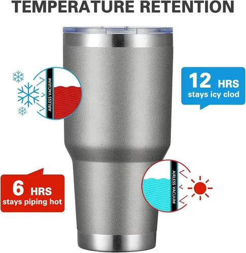 Miniatura 2 de Meway vaso para café de 30 onzas Gris (Cold Grey)