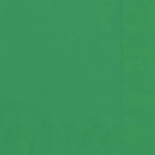 Servilletas de papel verde esmeralda sólido, 20 piezas, perfectas para cumpleaños, bodas, fiestas y eventos especiales
