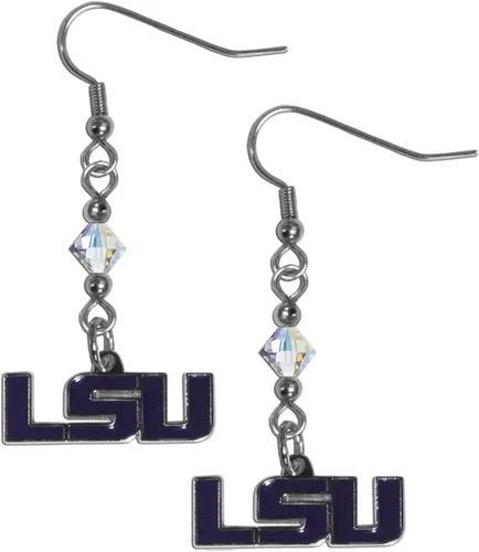 Miniatura 30 de Siskiyou Sports Pendientes colgantes de cristal de la NCAA