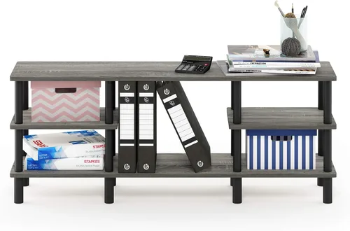 Miniatura 23 de Furinno 11191BK THE Centro de Entretenimiento Soporte para TV, Negro
