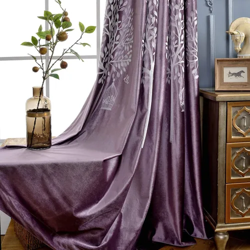 Miniatura 15 de VOGOL Cortinas traslúcidas blancas de 84 pulgadas de largo, cortinas de gasa ligeras bordadas de árbol para granja, 2 paneles de estilo campestre