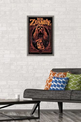 Miniatura 2 de Trends International Rob Zombie - Warlock Wall Poster, 14.725" x 22.375", Barnwood Framed Version