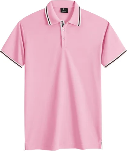 Miniatura 5 de ZITY Camiseta polo de manga corta para hombre, para golf, tenis