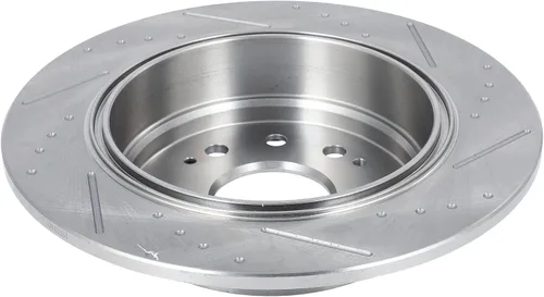 Miniatura 5 de SCITOO Rear Brake Rotors For Honda For CR-V 2002-2004 Drilled & Slotted Disc Brakes Rotors Replacement:31304