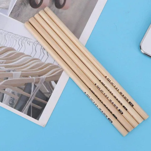 Miniatura 7 de 50pcs lápiz de escritura de grafito de madera ambiental 2b (triángulo 2B)
