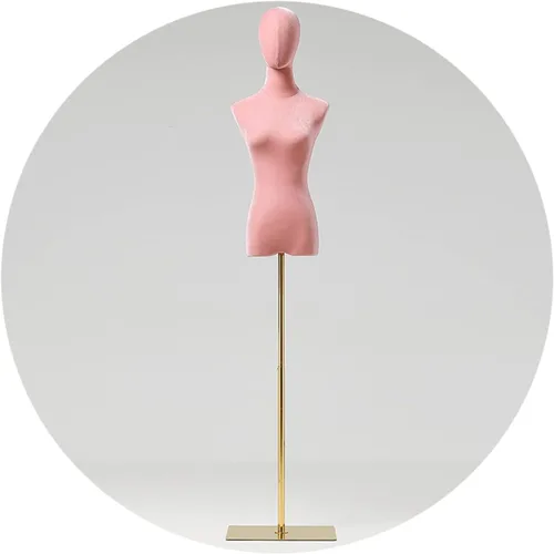 Miniatura 13 de Adjustable Female Dress Form Mannequin Torso with Metal Stand, Armless Size M, White – Perfect for Clothing Store Display, Tailoring, Fashion Design