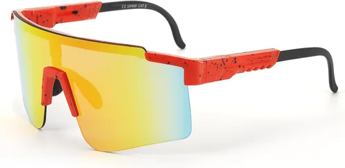 Miniatura 10 de Gafas de ciclismo para mujeres y hombres jóvenes, lentes de sol de béisbol UV400, ideales para senderismo, correr, pesca, esquí
